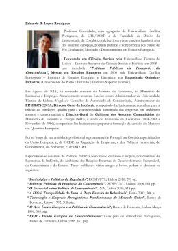 Eduardo Lopes Rodrigues PhD - Instituto de Estudos Políticos
