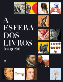 Capa Catálogo 2008 - A Esfera dos Livros
