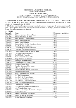 ordem dos advogados do brasil seccional do ceará exame de