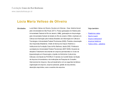 Lúcia Maria Velloso de Oliveira