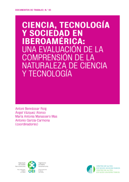 Ciencia, tecnología y sociedad en Iberoamérica : una