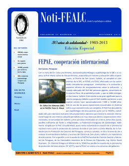 FEPAE, cooperación internacional - Federación Espeleológica de