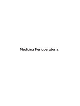 Medicina Perioperatória