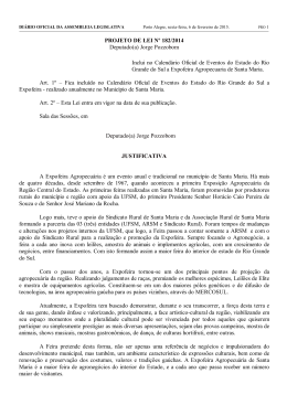 PROJETO DE LEI Nº 182/2014 Deputado(a) Jorge Pozzobom Inclui
