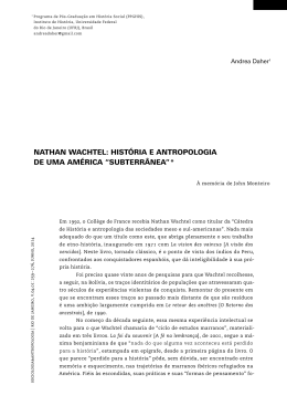 NATHAN WACHTEL - Revista Sociologia & Antropologia