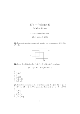 30`s Volume 26 Matemática