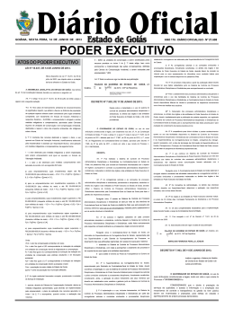 Diário Oficial do Estado de Goiás 14.06.2013