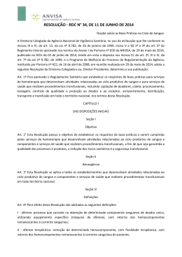 resolução - rdc n° 34, de 11 de junho de 2014