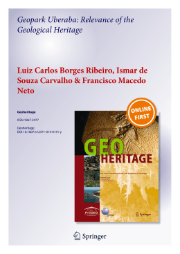 Geopark Uberaba: Relevance of the Geological Heritage