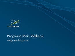 Instituto_Methodus_ApresentaÃ§Ã£o Mais mÃ©dicos