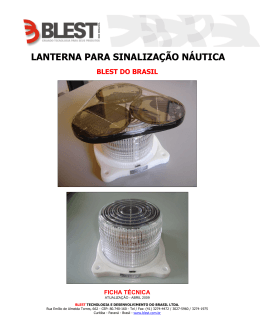 lanterna para sinalização náutica blest do brasil