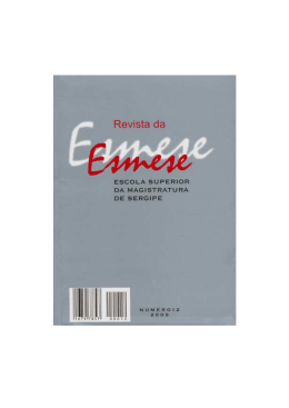 Revista da Esmese 12.pmd - Diário da Justiça de Sergipe