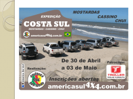 o evento - América do Sul 4x4
