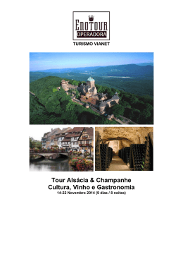 Tour Alsácia & Champanhe Cultura, Vinho e Gastronomia