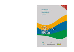 Como Exportar para o Brasil - Câmara de Comércio e Indústria Luso