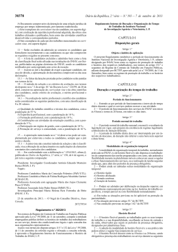 Regulamento n.º 382/2013 - Instituto Nacional de Investigação