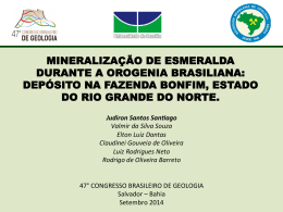 - 47º Congresso Brasileiro de Geologia