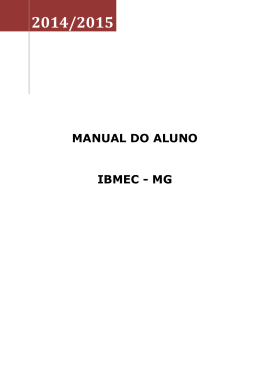 MANUAL DO ALUNO – IBMEC MG
