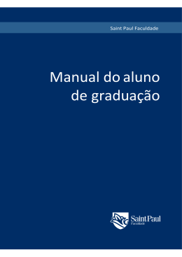 Manual do aluno de graduação