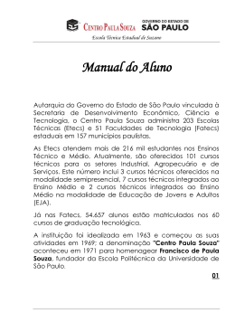 Manual do Aluno - Etec de Suzano