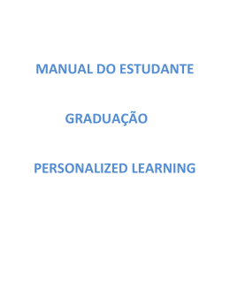 Manual do Aluno - Infnet Personalized Learning