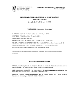 Junho 2013 - Tribunal de Justiça do Estado do Rio Grande do Sul