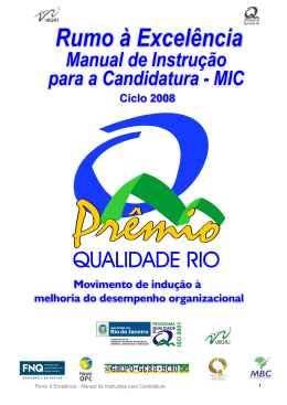 Ciclo 2008 - Movimento Brasil Competitivo