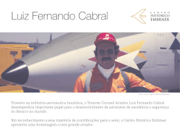 Luiz Fernando Cabral - Centro Histórico Embraer