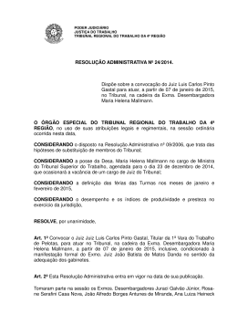 Resolução Administrativa nº 24/2014