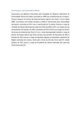 Nota Biográfica - Luís Carlos Martins Maciel, Licenciatura em