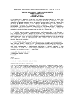 Publicado no Diário Oficial da União – seção 3, de 16/01/2012