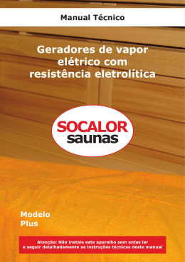 Manual - Socalor Saunas