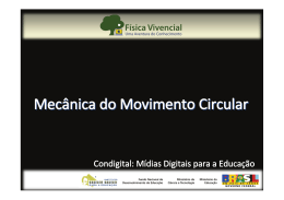 Mecânica do Movimento Circular