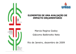 Marcia Regina Godoy Giácomo Balbinotto Neto Rio de Janeiro