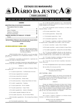 ato regulamentar nº 04/2014 - Sítio do Ministério Público do Maranhão