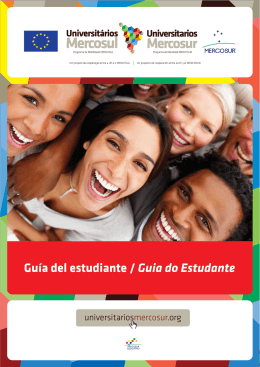 Universitarios Mercosur - Guía del estudiante l Universitários