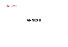 ANNEX II