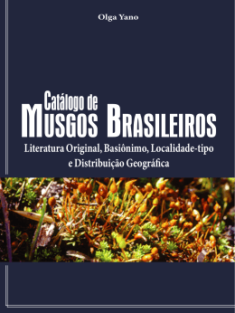Musgos Brasileros 4a prova.indd - Instituto de Botânica de São Paulo