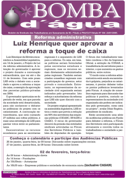 Luiz Henrique quer aprovar a reforma a toque de