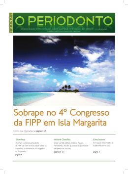 Sobrape no 4º Congresso da FIPP em Isla Margarita