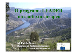 O Leader - CAP - Agricultores de Portugal