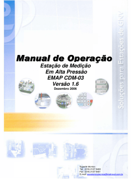 Manual de Operação