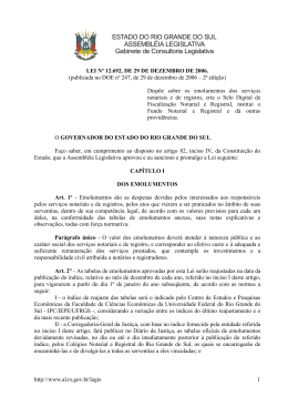 Lei nº 12.692 - Tribunal de Justiça do Estado do Rio Grande do Sul