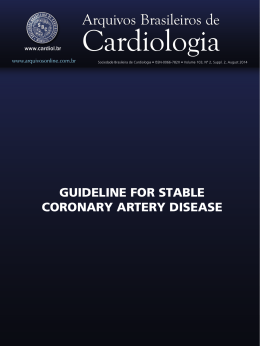 Guidelines - Publicações SBC - Sociedade Brasileira de Cardiologia