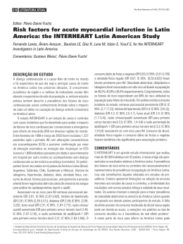 Risk factors for acute myocardial infarction in Latin America: the