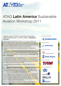 ATAG Latin America Sustainable Aviation Workshop 2011