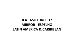 iea task force 37 mirror - espelho latin america & caribbean