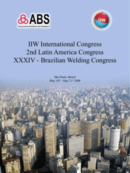 IIW International Congress 2nd Latin America - ABS