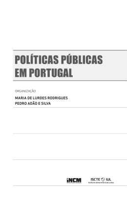 POLÍTICAS PÚBLICAS EM PORTUGAL