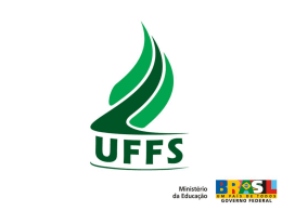 Organização dos Grupos de Pesquisa da UFFS
